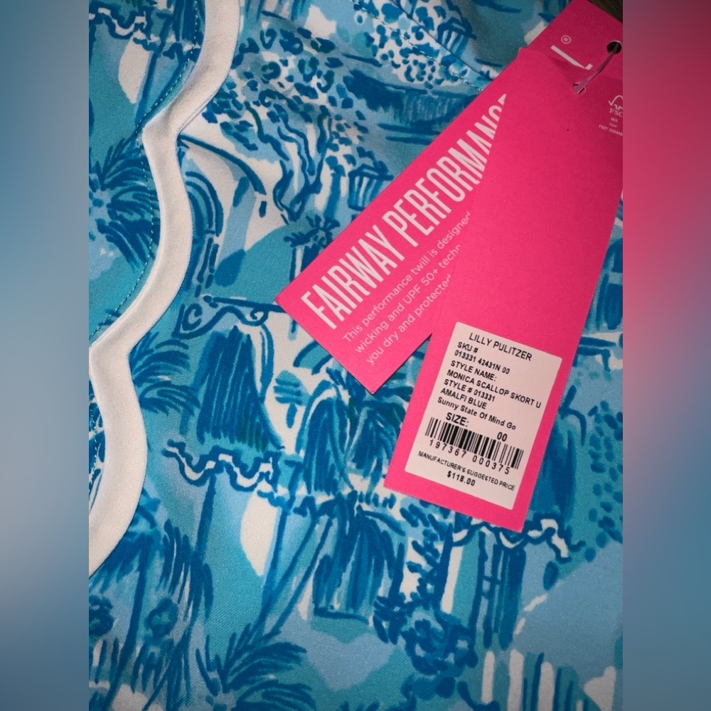 Lilly Pulitzer - Luxletic Monica Scallop Skort - Picture 4 of 4